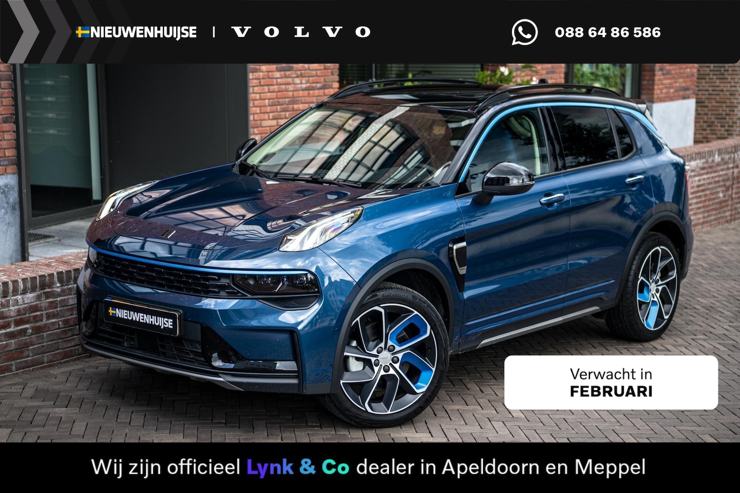 Lynk & Co 01 - 1.5 Plug-in hybrid (PHEV) | Trekhaak | Adaptive cruise control | Panoramadak | LED koplamp - AutoWereld.nl