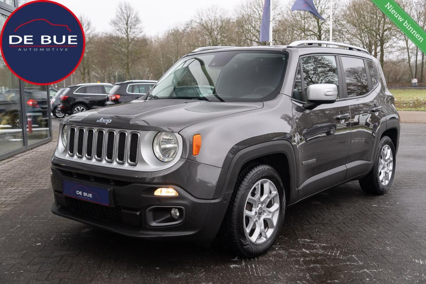 Jeep Renegade - 1.6 MultiJet Limited Aut.|Euro 6|Trekhaak|GrijsKenteken|BTW|Org NL NAP|2e Eig|Airco|Camera - AutoWereld.nl