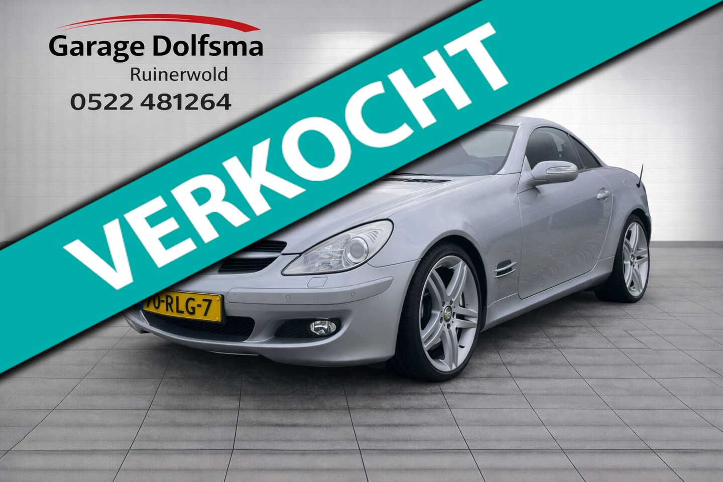Mercedes-Benz SLK-klasse - 350-NAVI-LEER-18"-STOEL/NEK VERWARMING-PDC-BTW AUTO- - AutoWereld.nl