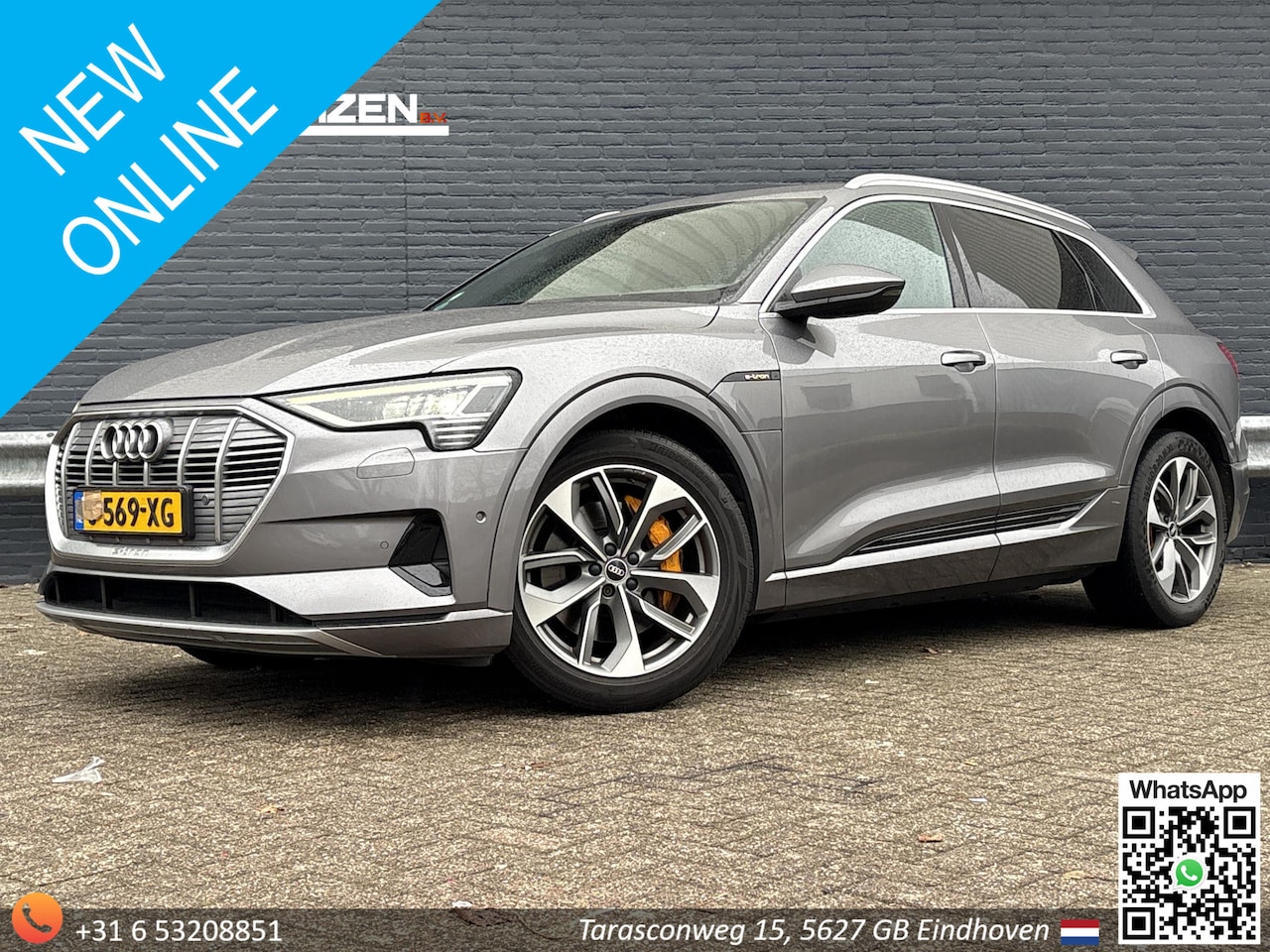 Audi e-tron - 55 quattro Business edition 95 kWh € 14.000 NETTO | Luchtvering | Sfeerverlichting | Stoel - AutoWereld.nl