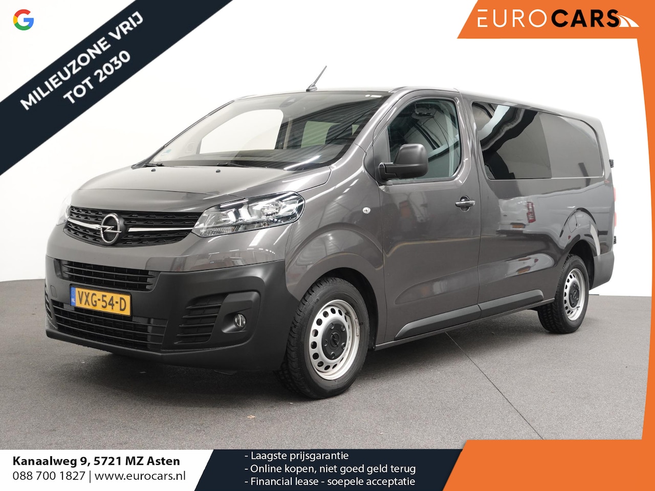 Opel Vivaro - 1.5 CDTI L3H1 Dubbele Cabine 145PK Automaat Trekhaak Navigatie Airco Parkeersensoren Camer - AutoWereld.nl