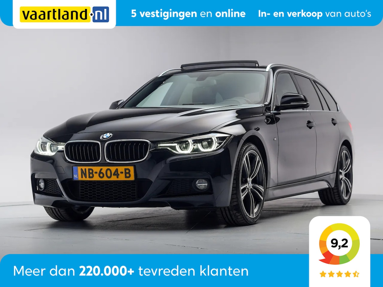 BMW 3-serie Touring - 320i M Sport High Executive Aut. [ Panorama Navi prof. Stoelverwarming ] - AutoWereld.nl
