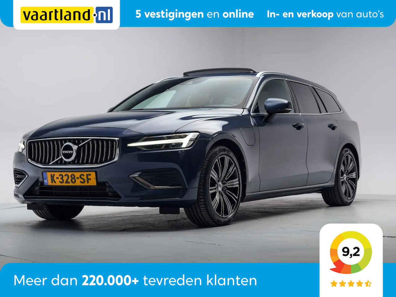 Volvo V60 - 2.0 T6 Recharge Inscription [ Panorama Leder Navi Camera ] - AutoWereld.nl
