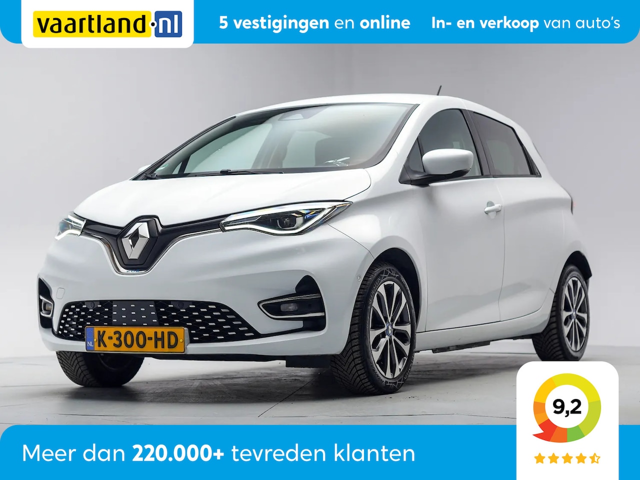Renault Zoe - R135 Intens 52 kWh 3 fase [ Koopaccu LED Navi Standkachel ] - AutoWereld.nl