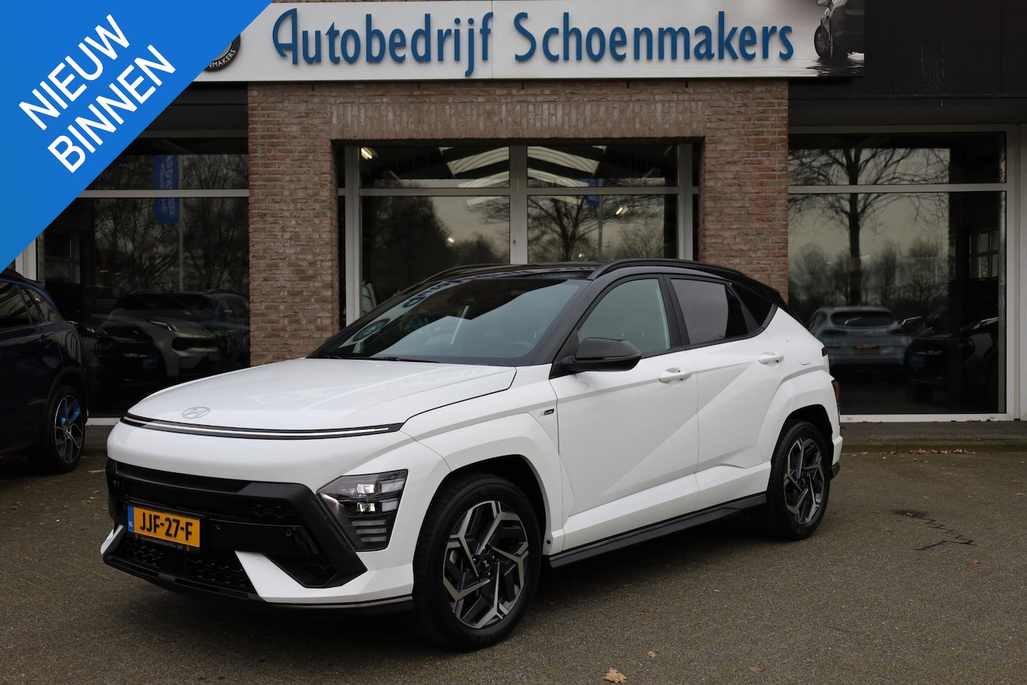 Hyundai Kona - 1.6 GDI HEV N-LINE Edition CARPLAY CAMERA ACC DAB NAVI CLIMA LANE-ASSIST DAW KEYLESS DRAAD - AutoWereld.nl