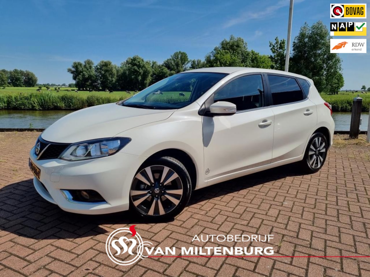 Nissan Pulsar - 1.2 DIG-T N-Connecta Clima Camera Cruise Navi 1/2 Leder - AutoWereld.nl