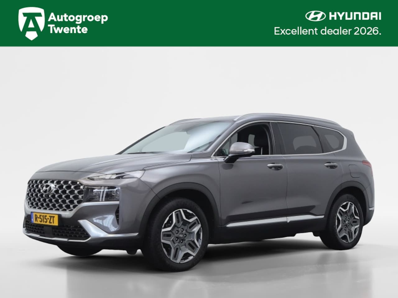 Hyundai Santa Fe - 1.6 T-GDI HEV Premium 7-ZITS | Afn. Trekhaak | Leder | - AutoWereld.nl