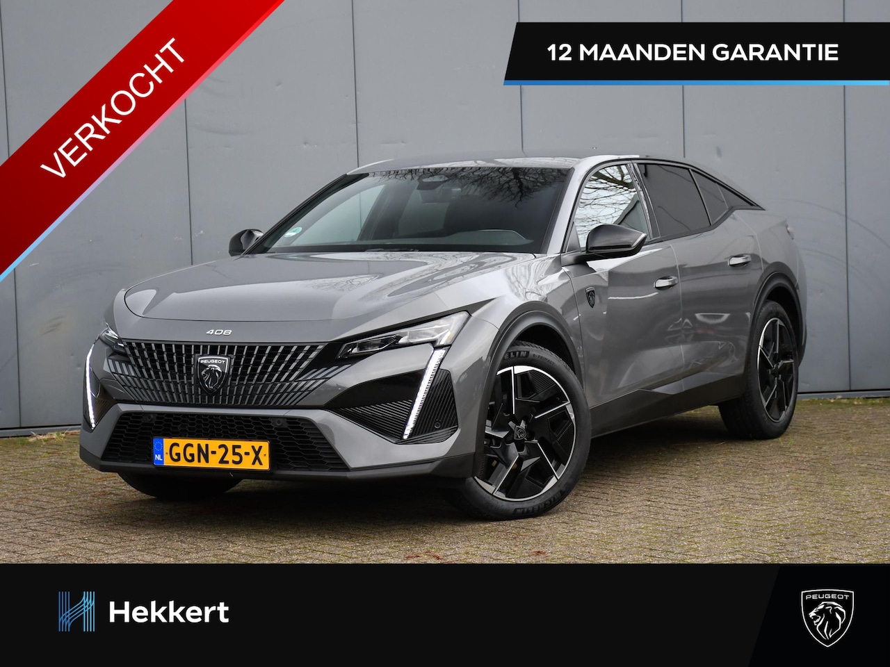 Peugeot 408 - GT 1.2 Hybrid 145pk Automaat 19''LM | PDC + CAM. | ADAPT. CRUISE | DAB | APPLE-CARPLAY - AutoWereld.nl