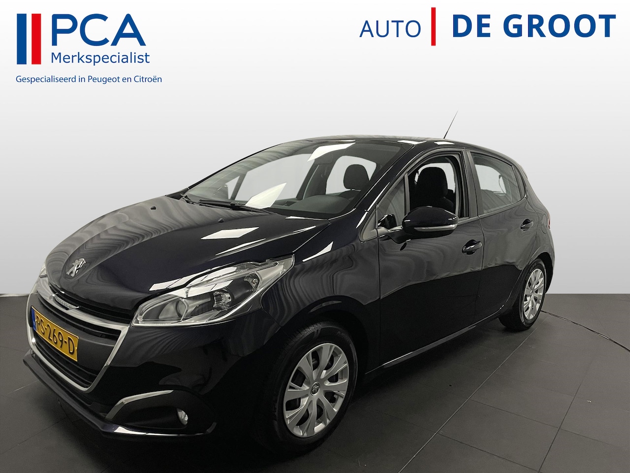 Peugeot 208 - Bleu Lion 5Drs 82pk Airco | Cruise | Navi+Carplay - AutoWereld.nl