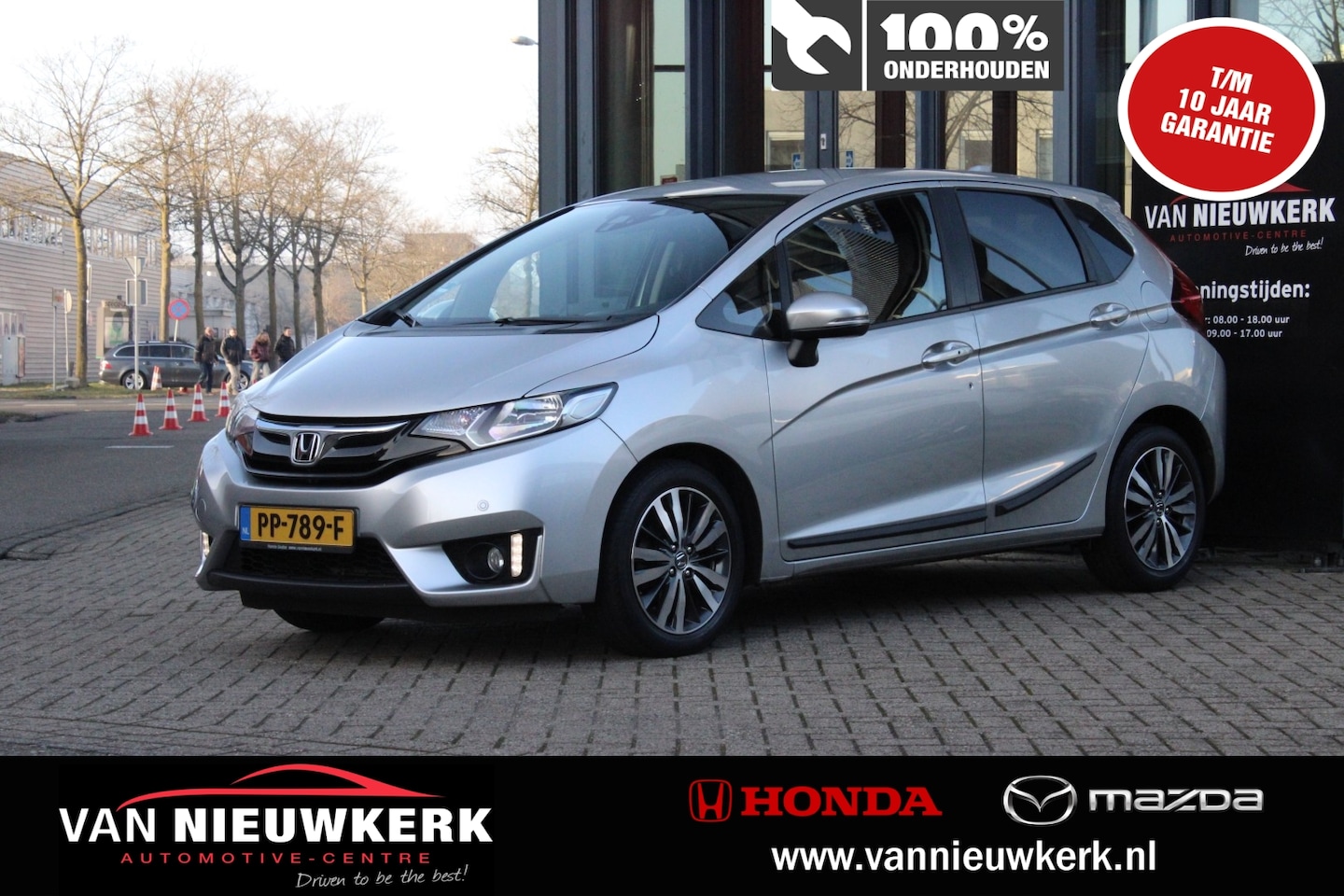 Honda Jazz - 1.3 i-VTEC 102pk Automaat Elegance| Camera| Navigatie | Keyless Entry | Stoelverwarming | - AutoWereld.nl