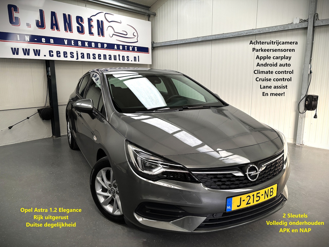Opel Astra - 1.2 Elegance Prachtige auto! | Achteruitrijcamera | Climate Control | Cruise control - AutoWereld.nl