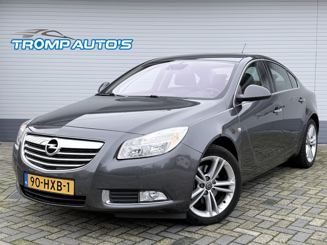 Opel Insignia - 2.0 T 220PK Cosmo|1STE EIGN.|DEALER-OH|LEER|AUTOMAAT|CRUISE| - AutoWereld.nl