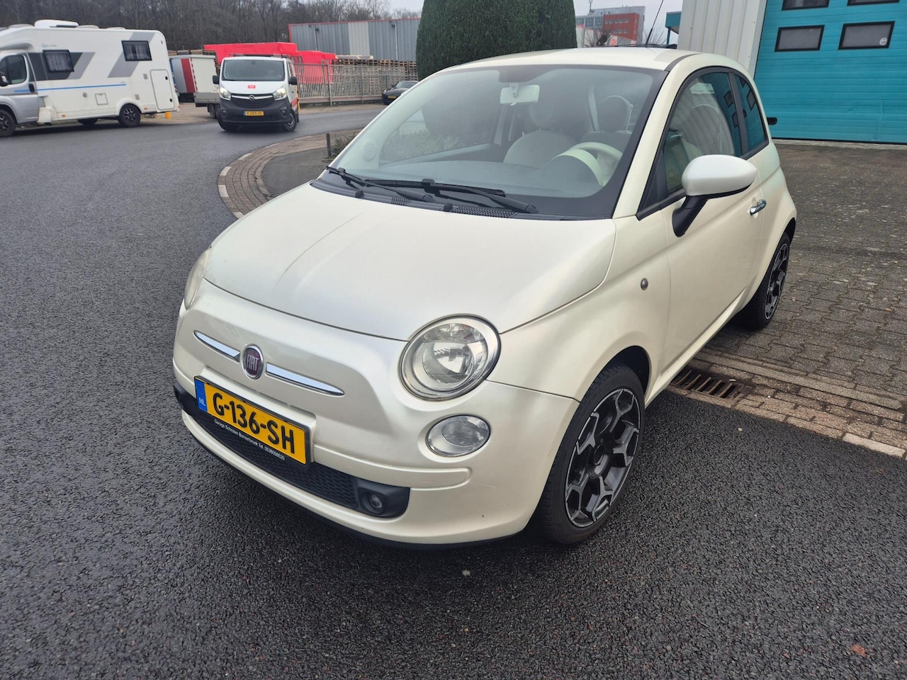 Fiat 500 - 1.3 JTD Lounge LMV Parelmoer Apk 01-27 - AutoWereld.nl