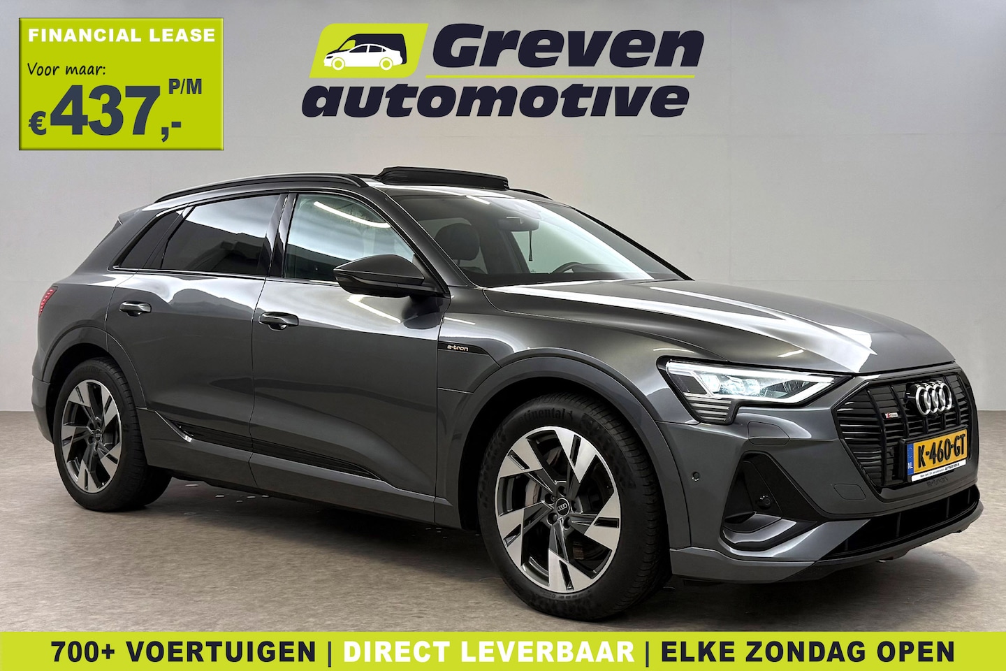 Audi e-tron - 55 Quattro S-line 408PK 95 kWh | SOH 86% | Snelladen | Pano | Memory | Sfeer | 360° | Trek - AutoWereld.nl