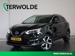 Nissan Qashqai - 1.2 Tekna | Trekhaak | Panoramadak | Half Leder | Stoel- & voorruitverw. |