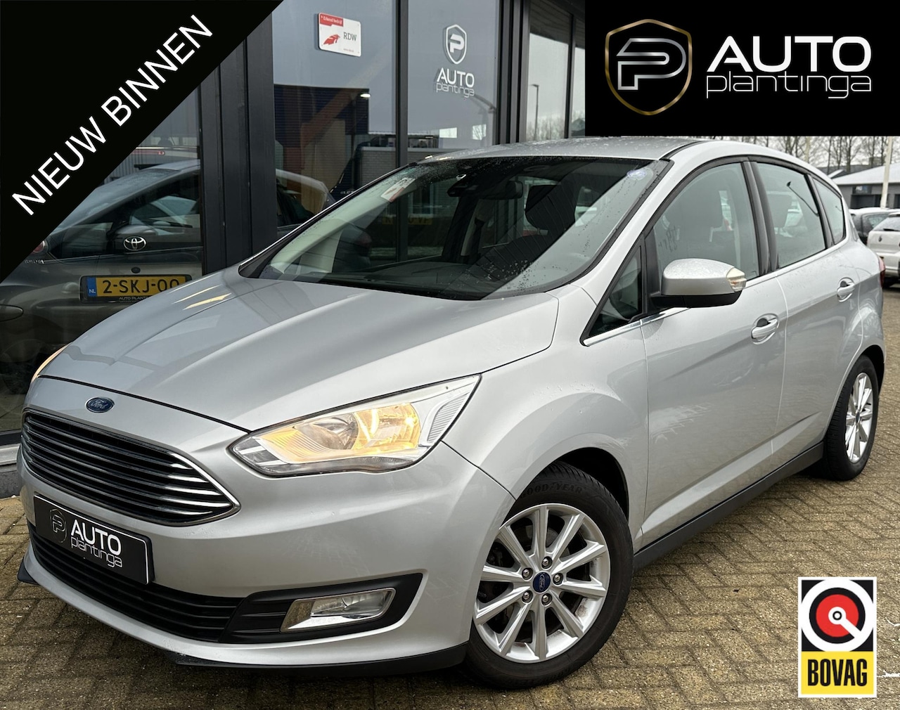 Ford C-Max - 1.0 Titanium 125PK | ZEER NETTE STAAT | Onderhoudshistorie | Trekhaak | Navigatie | Climat - AutoWereld.nl