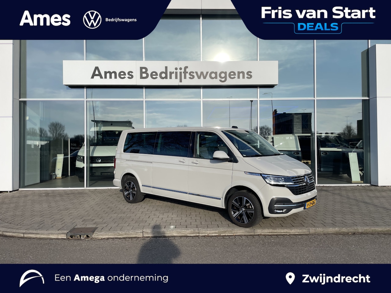 Volkswagen Transporter Caravelle - 2.0 TDI 150PK DSG DC | Led | Digital cockpit | Leer | Schuifdeuren elektrisch - AutoWereld.nl