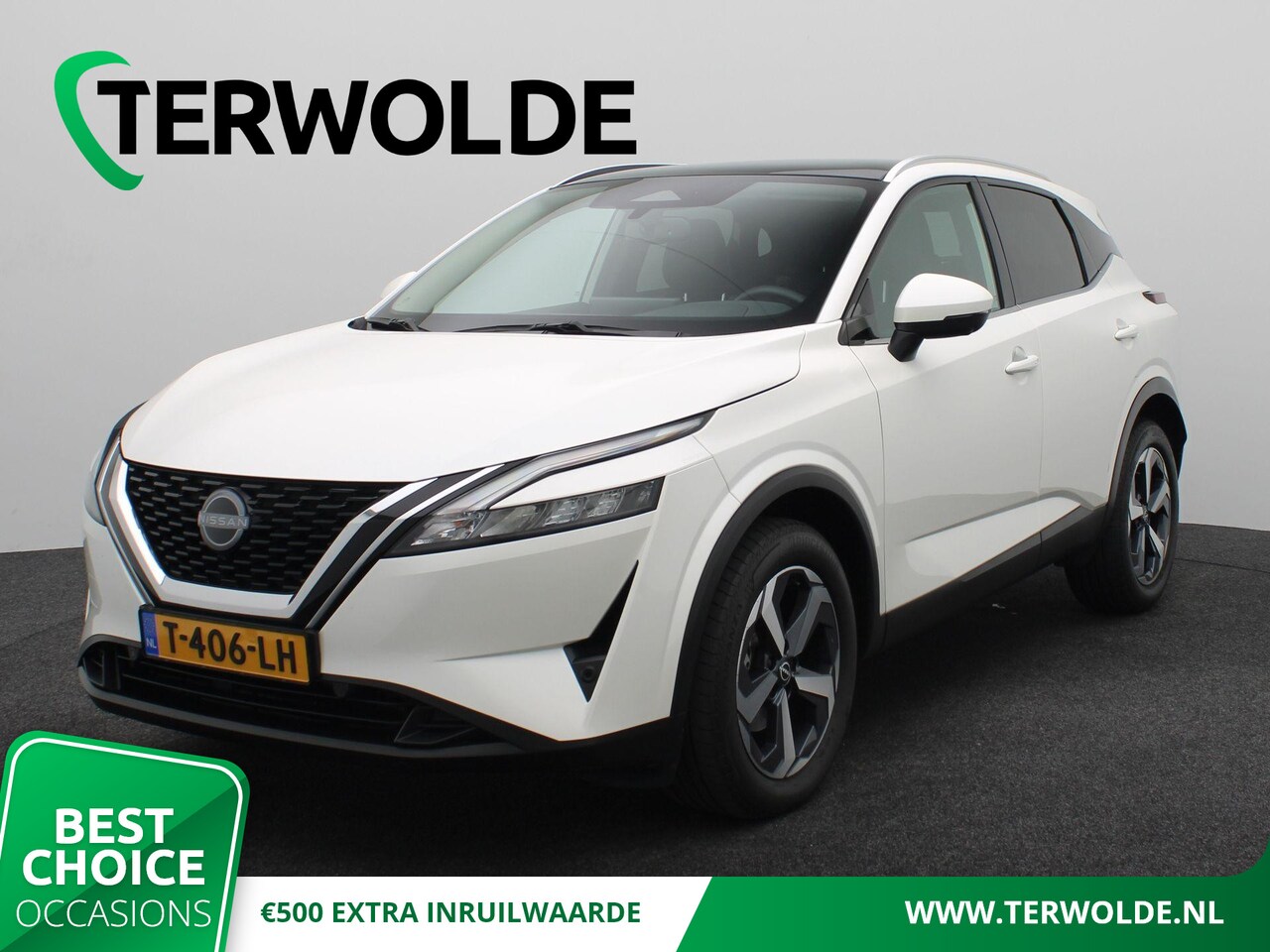 Nissan Qashqai - 1.3 MHEV Xtronic N-Connecta | AUTOMAAT | panoramadak | 360 Camera | Adapt. Cruise | - AutoWereld.nl