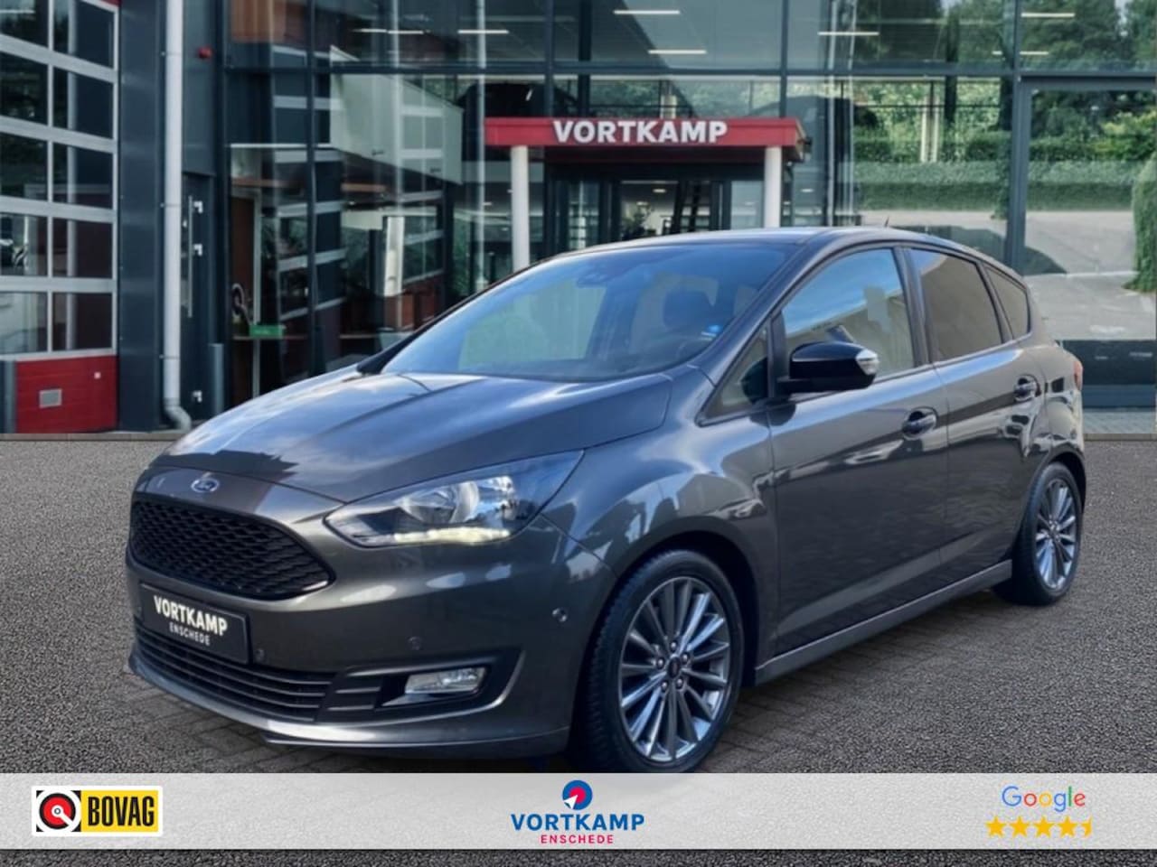 Ford C-Max - 1.5 AUTOMAAT TITANIUM TREKHAAK/CRUISE/PDC/STOEL+STUURVERW/NAVI - AutoWereld.nl