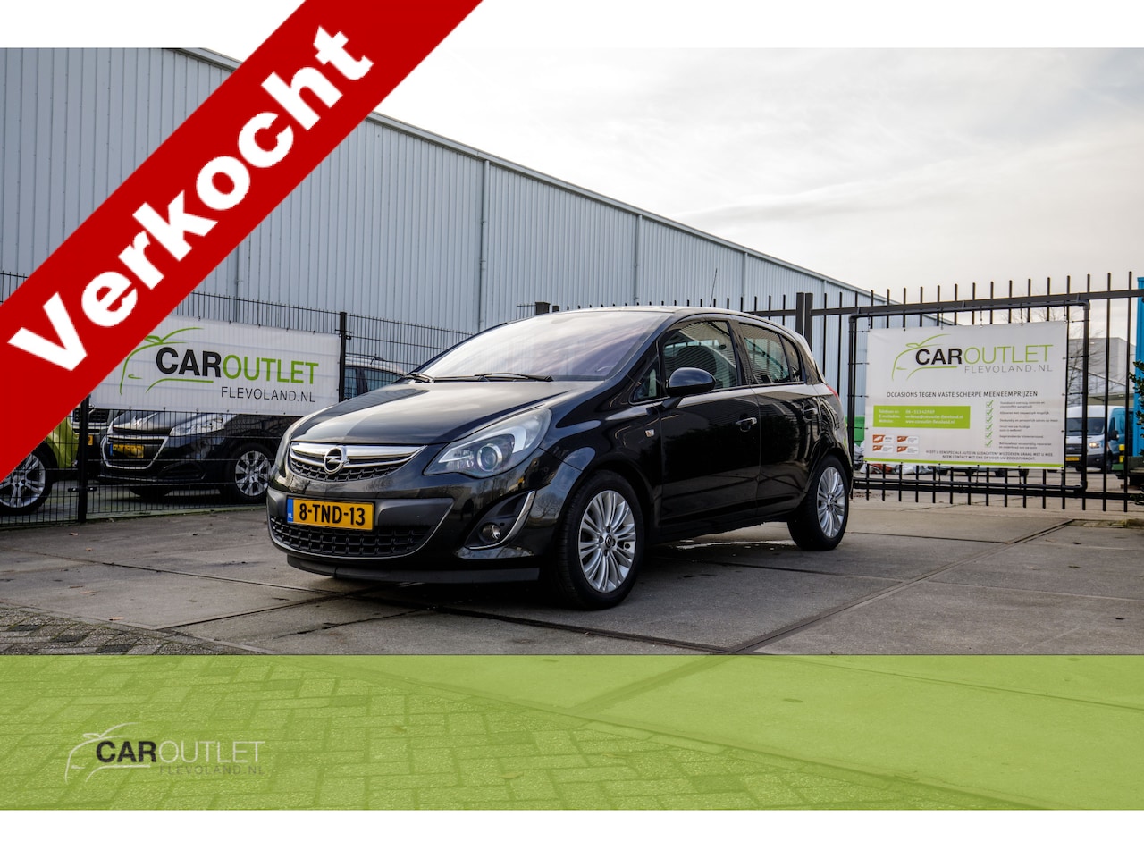 Opel Corsa - 1.2 EcoFlex Cosmo LPG Complete Opel met NAVI en Climate Control, superzuinig en schoon alt - AutoWereld.nl