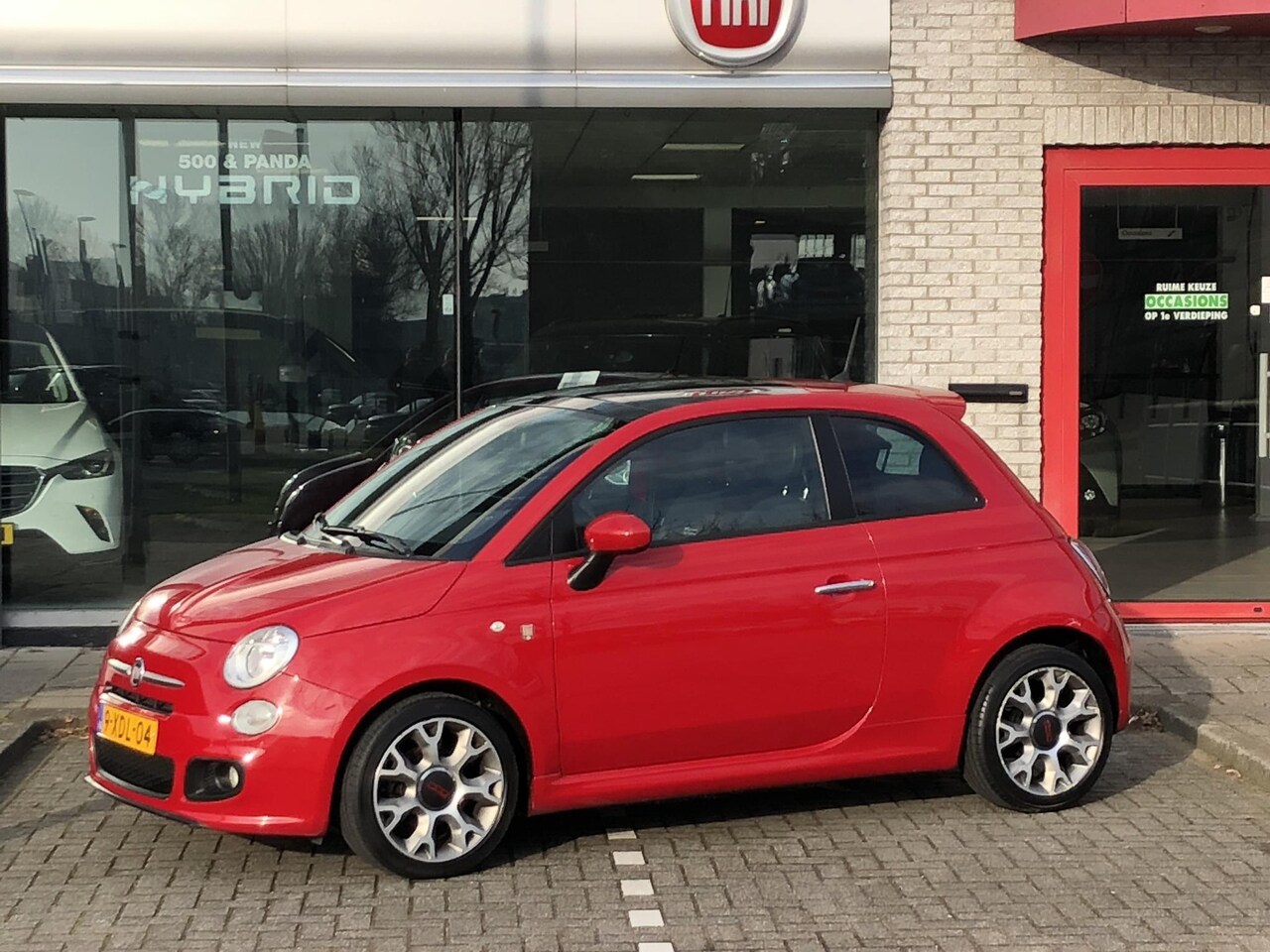Fiat 500 - TwinAir Turbo 80 500S AIRCO|SCHUIFDAK|16" - AutoWereld.nl