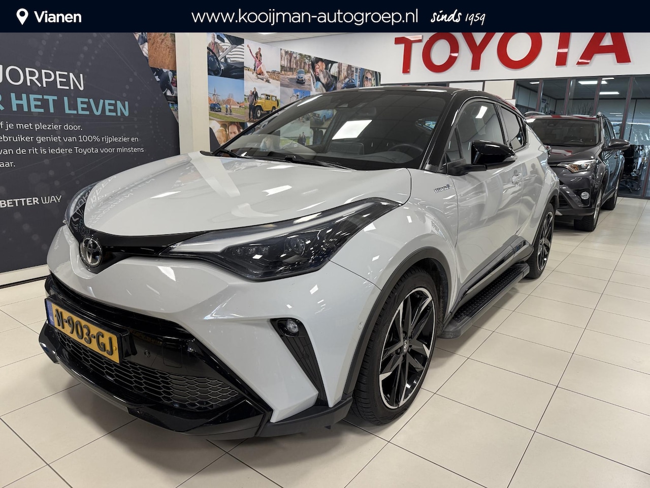Toyota C-HR - 1.8 Hybrid GR-Sport NL auto, slechts 58263KM, JBL, Dodehoekdetectie, Full option! - AutoWereld.nl