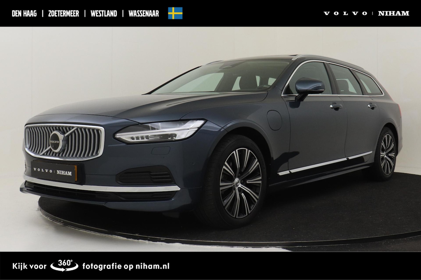 Volvo V90 - T6 RECHARGE AWD INSCRIPTION *LONG RANGE* -PANO.DAK|HARMAN/KARDON|GEVENT.LEDER+MASSAGE|HEAD - AutoWereld.nl