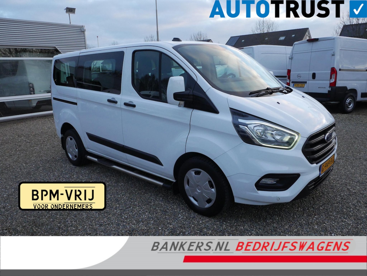Ford Transit Custom - 2.0 TDCI 110PK, L1H1, Airco, Combi-9 Persoons, Meerdere op voorraad - AutoWereld.nl