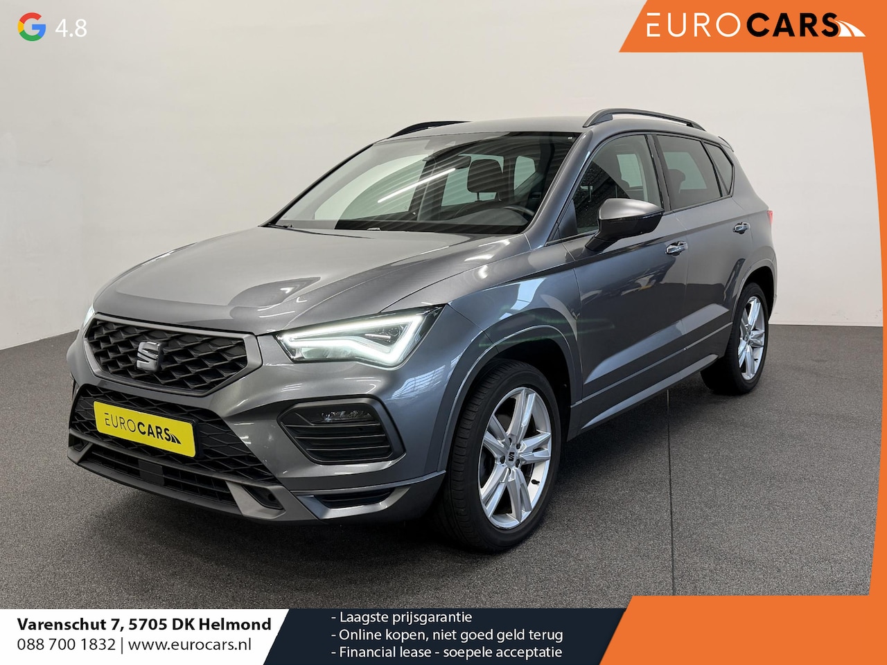 SEAT Ateca - 1.5 TSI DSG7 Aut. FR Business Intense Airco ECC Navi Carplay PDC VA + Camera Adaptive Crui - AutoWereld.nl