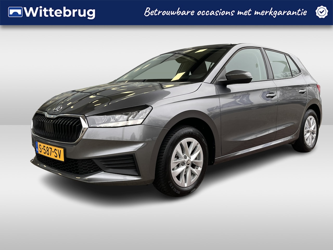 Skoda Fabia - 1.0 TSI Ambition / Navigatie / 15 Inch / Metallic / Cruise control / App-connect - AutoWereld.nl