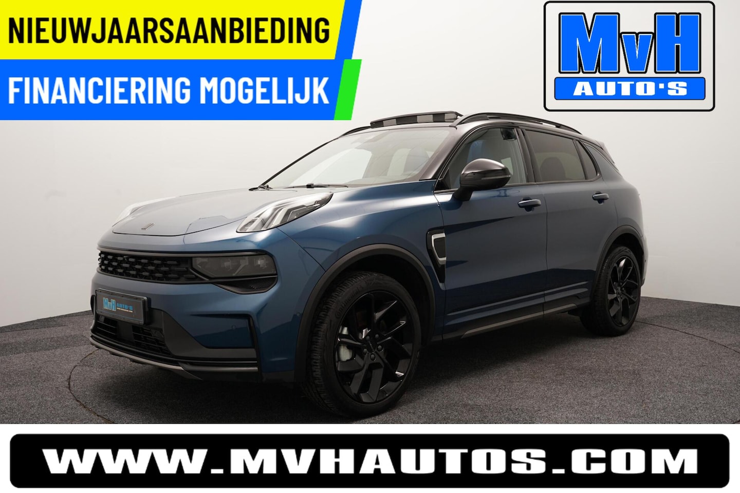 Lynk & Co 01 - 1.5 Hybride|FULL BLACK XL|ZWARTE.HEMEL|TREKH|NAP - AutoWereld.nl