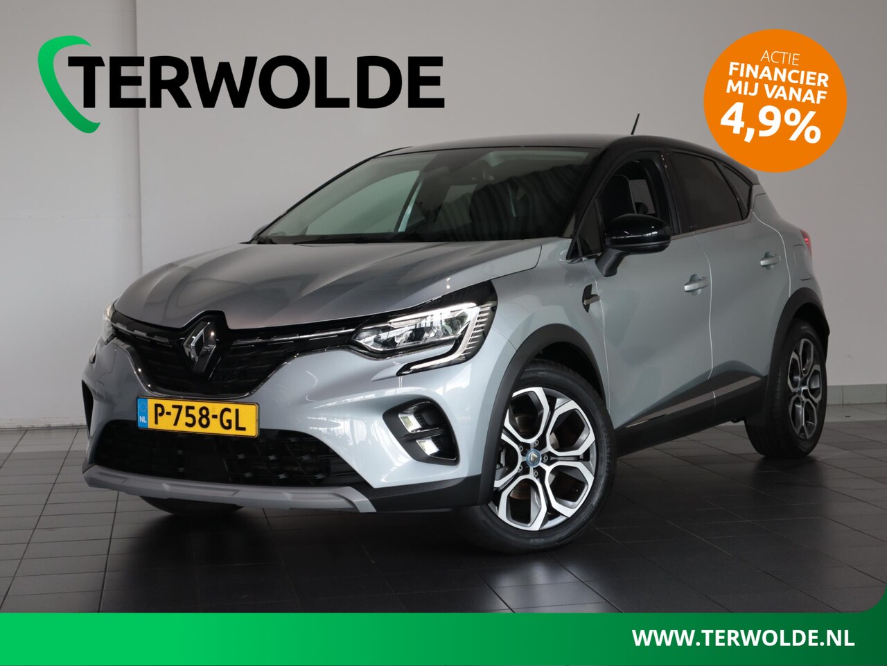 Renault Captur - 1.6 E-Tech Plug-in Hybrid 160 Intens | Climate Control | Navigatie | 18'' Velgen | - AutoWereld.nl