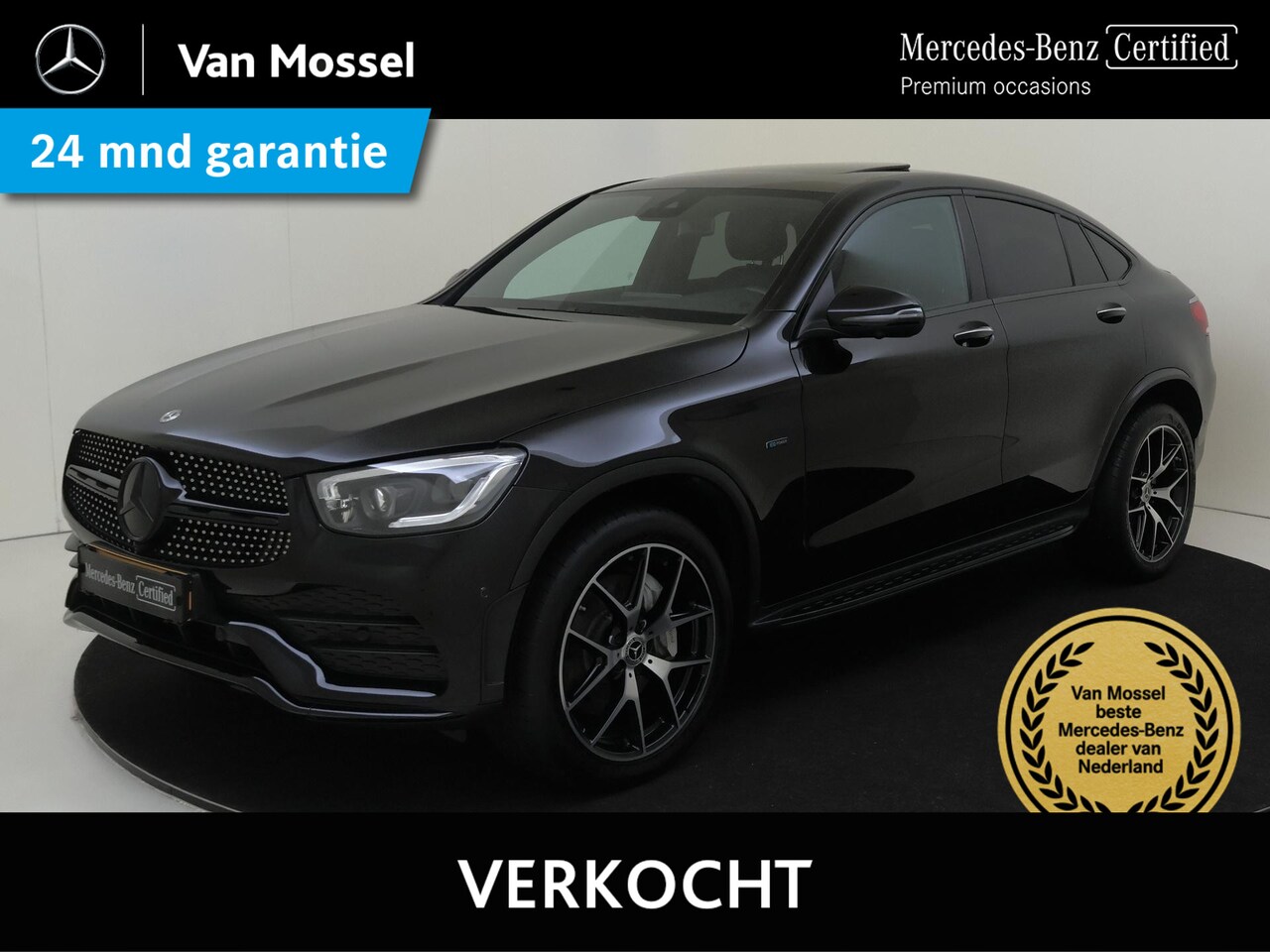 Mercedes-Benz GLC-klasse Coupé - 300e 4MATIC Premium / Schuifdak/ AMG/ 20 inch/ Night/ - AutoWereld.nl