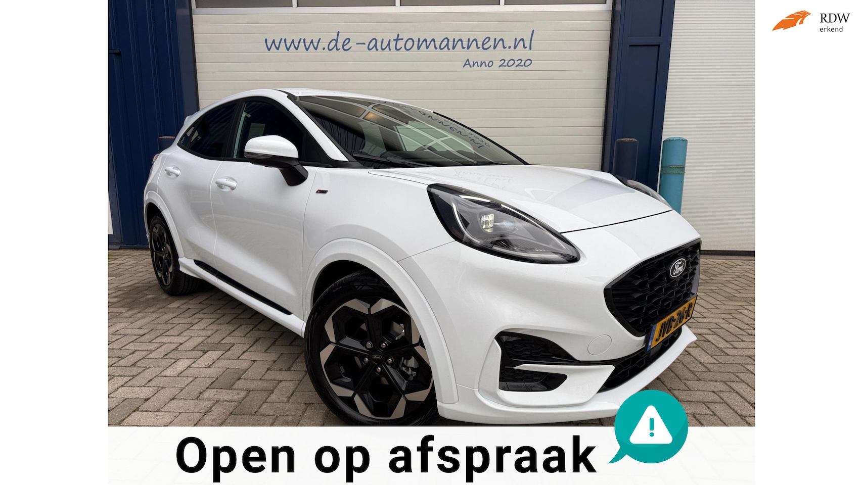 Ford Puma - 1.0 EcoBoost Hybrid 155pk automaat ST LINE / NW MODEL / B&O / 18 INCH - AutoWereld.nl