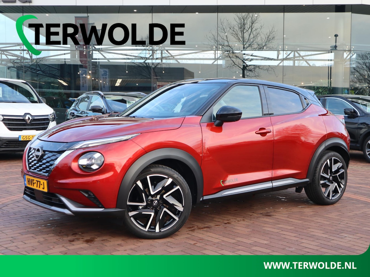 Nissan Juke - 1.6 Hybrid N-Design | Adapt. Cruise | 360 Camera | Stoel-, & Stuurverw. | - AutoWereld.nl