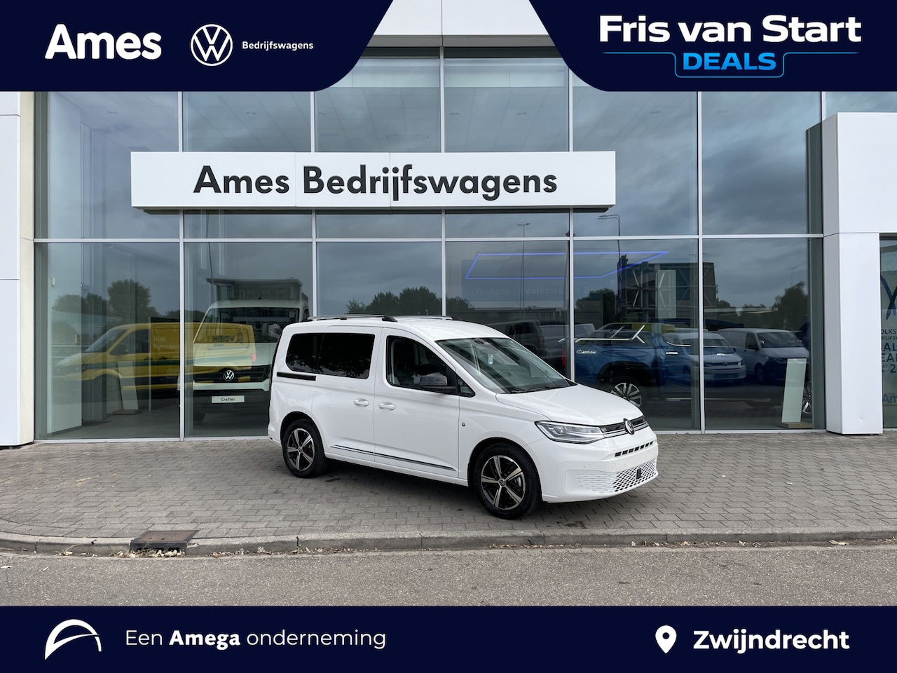 Volkswagen Caddy - 1.5 TSI 150PK DSG Hybride Style | app connect | Led koplampen - AutoWereld.nl