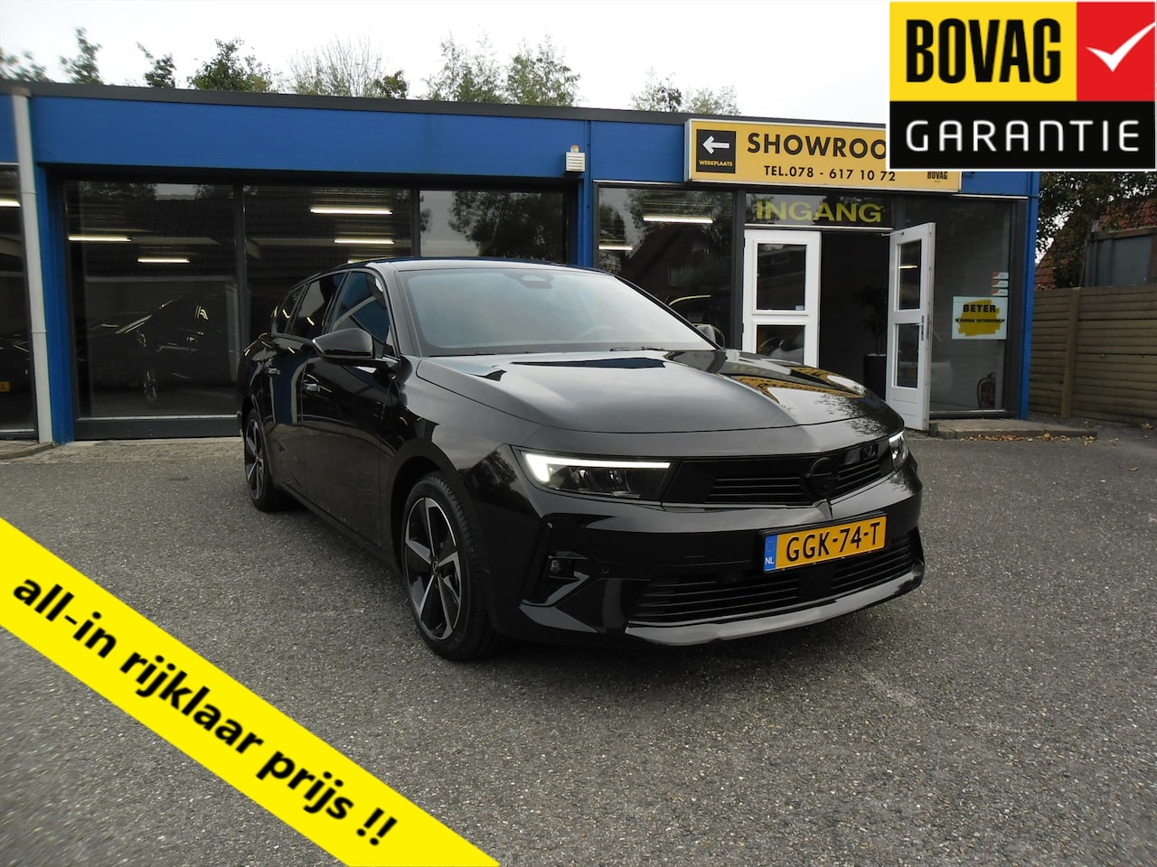 Opel Astra Sports Tourer - 1.2 Turbo Hybrid GS Automaat Nav Ecc WinterPakket Lmv Camera Pdc Rijklaarprijs - AutoWereld.nl