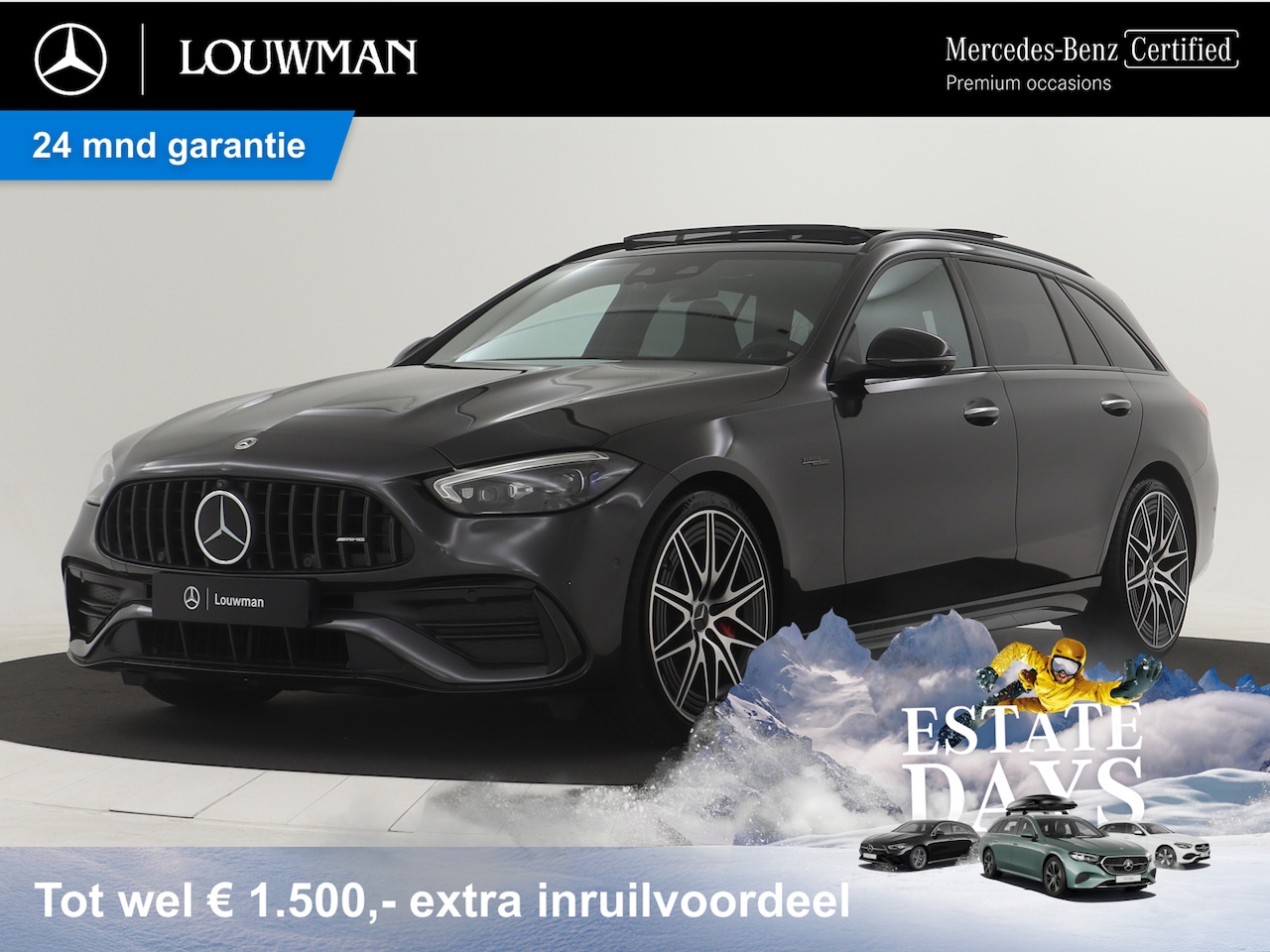 Mercedes-Benz C-klasse Estate - AMG 43 4MATIC | AMG DYNAMIC PLUS pakket | AMG Nightpakket | AMG Performance-stoelenpakket - AutoWereld.nl