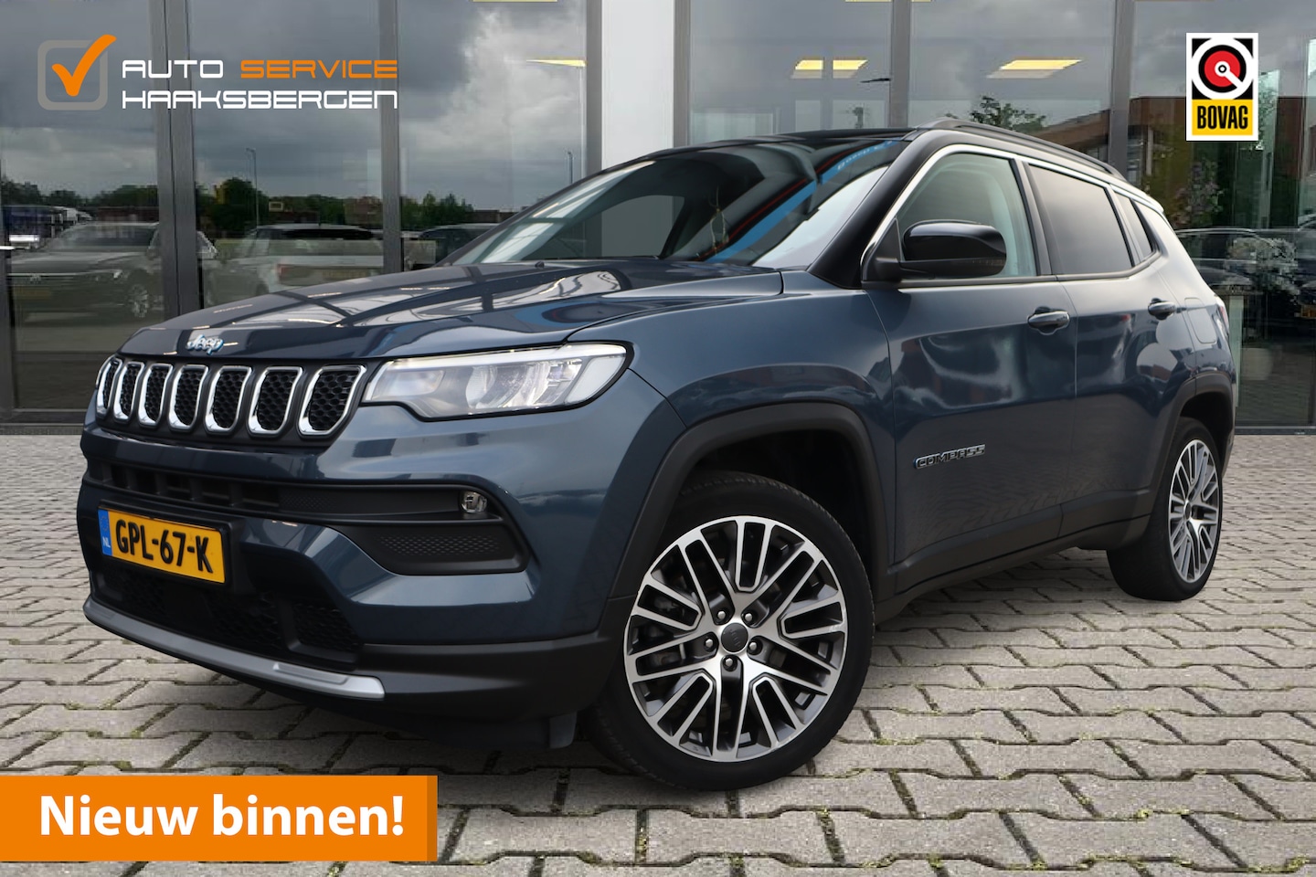 Jeep Compass - 4xe 190 Plug-in Hybrid Electric Limited | Pano | ACC | Camera | - AutoWereld.nl