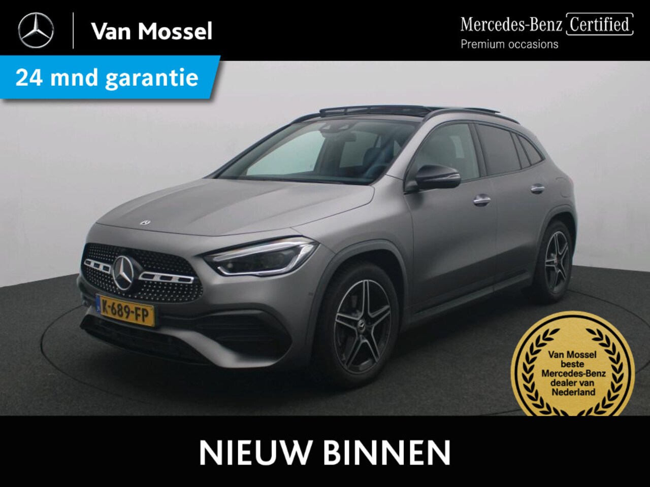 Mercedes-Benz GLA-Klasse - 200 Business Solution AMG Mountain Grey Magno /Panoramadak /Memory / - AutoWereld.nl