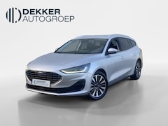 Ford Focus Wagon - 1.0 EcoBoost Hybrid 125 pk Titanium X Navigatie- B&O audio - AGR bestuurdersstoel -Winter