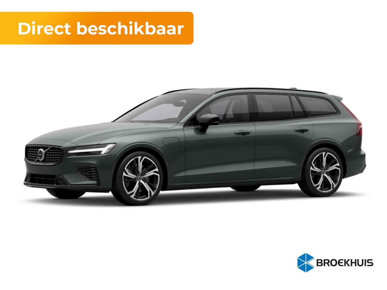 Volvo V60 - 2.0 T8 Plug-in hybrid AWD Ultra Dark | Elektrisch glazen panorama-dak | Extra getint glas - AutoWereld.nl