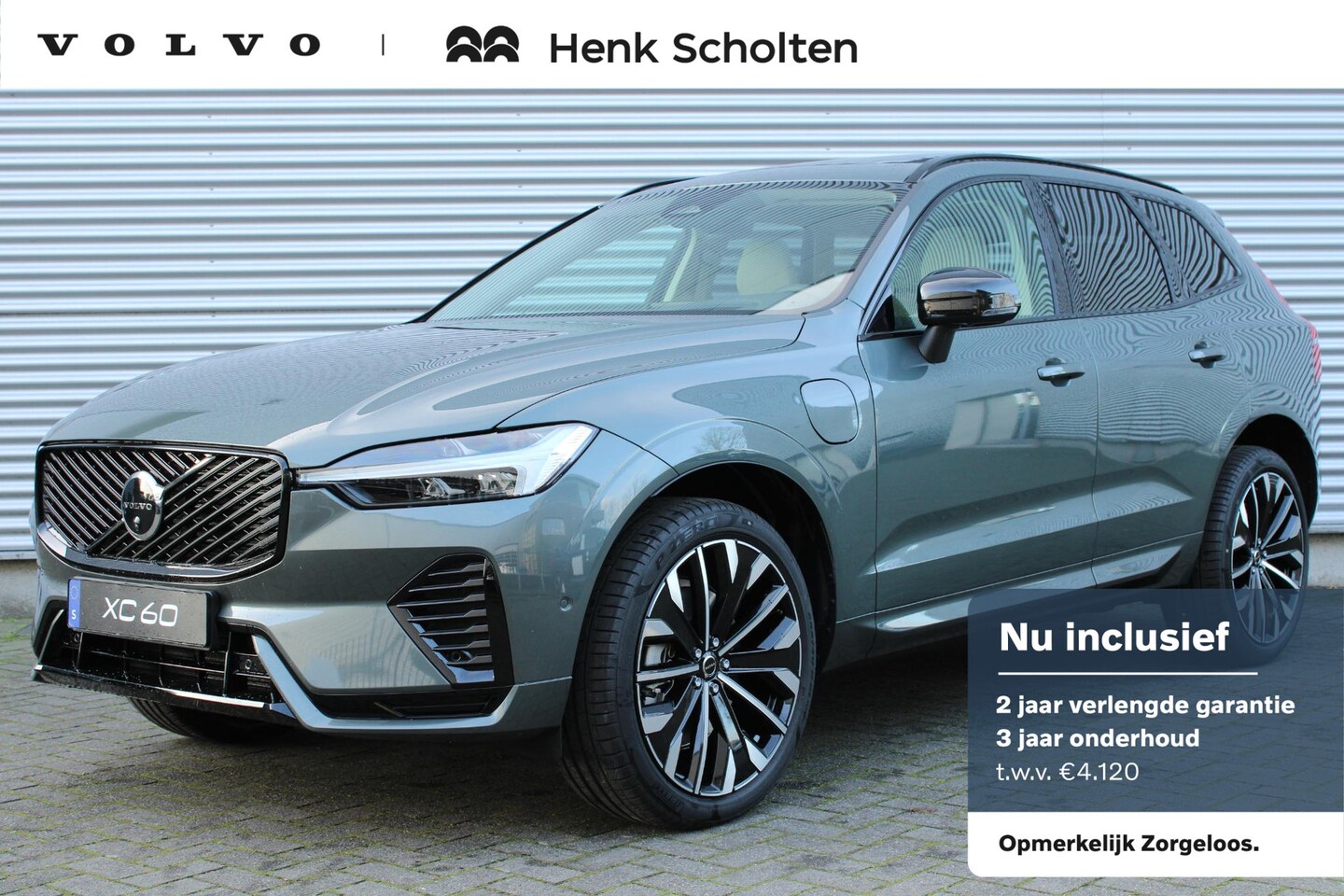 Volvo XC60 - 2.0 T6 Plug-in hybrid AWD Plus Dark | 21" 5-V Spaaks Glossy Black / Diamond Cut velgen | h - AutoWereld.nl