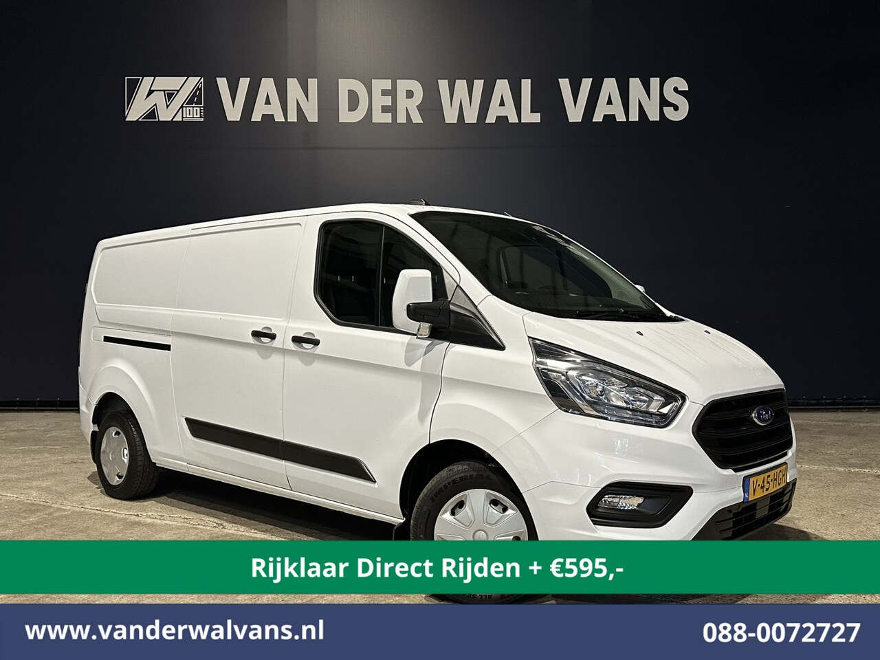 Ford Transit Custom - 2.0 TDCI L2H1 Euro6 *Rijklaar Direct Rijden* Airco | Camera | Android auto | Cruisecontrol - AutoWereld.nl