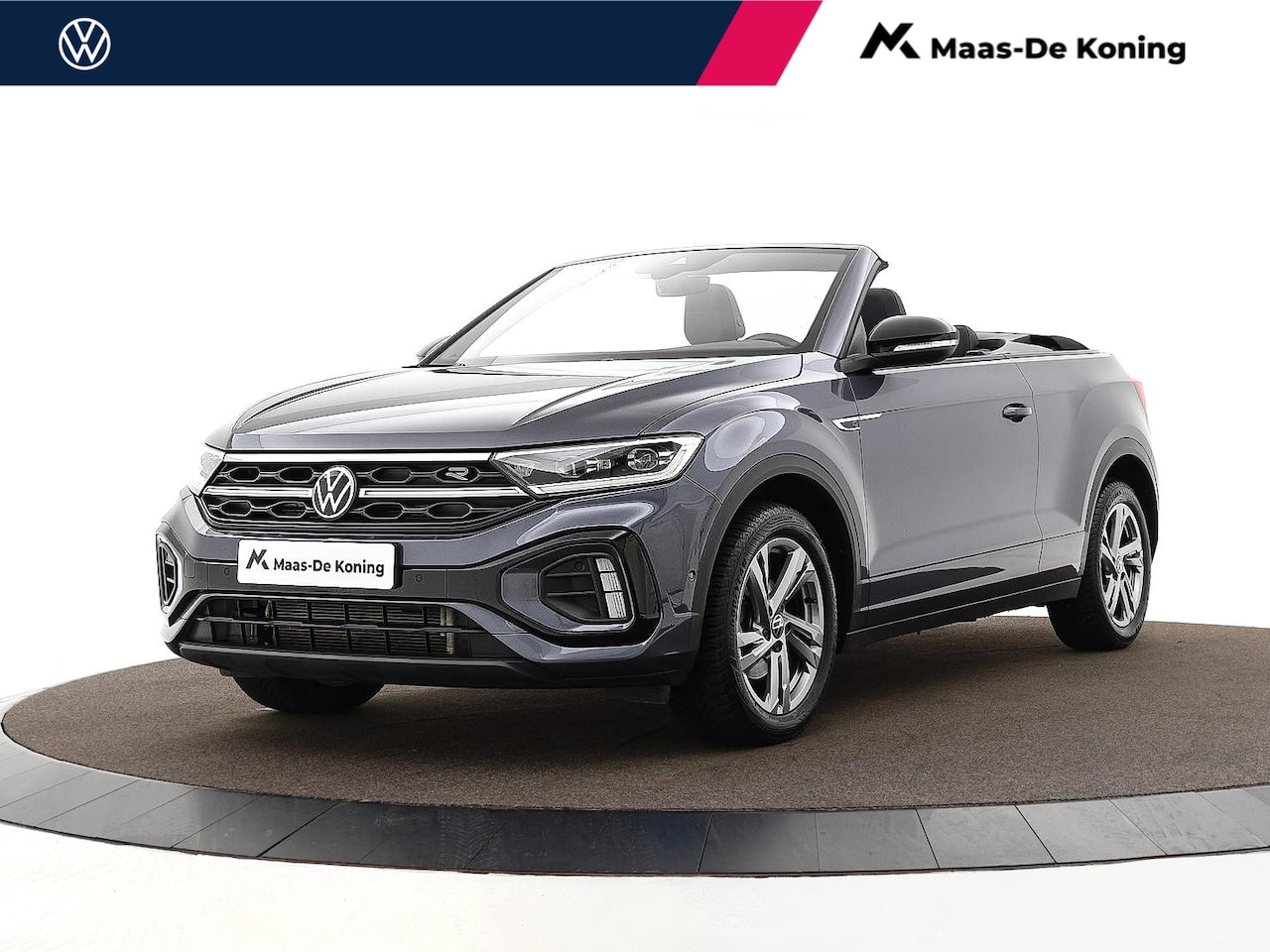 Volkswagen T-Roc Cabrio - 1.5 TSI 150pk DSG R-Line · Camera · Apple/Android Car Play · Navigatie · Stoelverwarming · - AutoWereld.nl