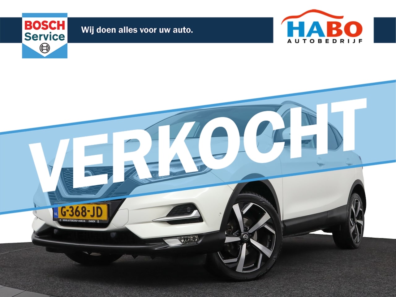 Nissan Qashqai - 1.3 DIG-T TEKNA AUTOMAAT 160PK ECC/CRUISE/NAV/360°CAMERA/PANO.DAK/REGEN.SENS/AFN.TREKHAAK - AutoWereld.nl