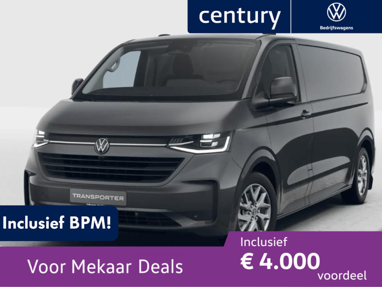 Volkswagen Transporter - Bedrijfswagens Bulli L2 2.0 TDI 110 kW (150 pk) EU6 3500 mm 8 ver - AutoWereld.nl
