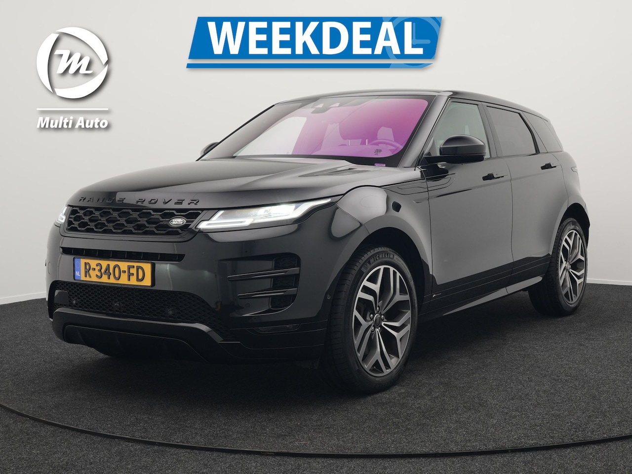 Land Rover Range Rover Evoque - P200 AWD R-Dynamic | Afneembare Trekhaak | Adaptive Cruise | Meridian Audio | Lederen Spor - AutoWereld.nl