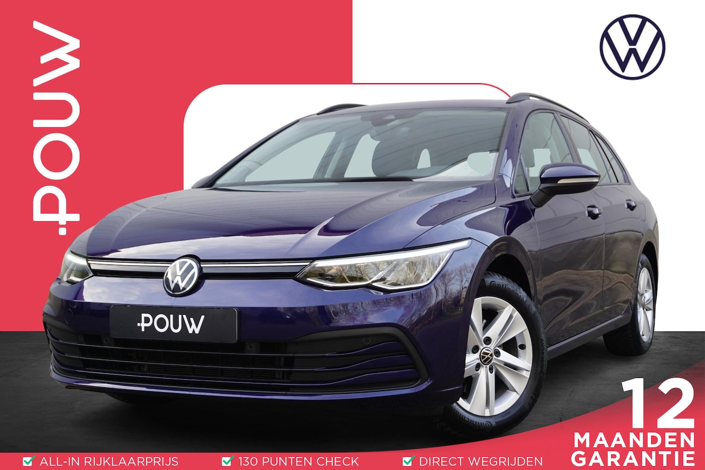 Volkswagen Golf Variant - 1.0 TSI 110pk Life | Navigatie | Achteruitrijcamera | Apple Carplay & Android Auto - AutoWereld.nl