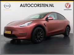 Tesla Model Y - Long Range AWD 514pk 75kWh Ivoor 20"Lmv Leer Panodak Warmtepomp Matrix-LED Autopilot Elekt